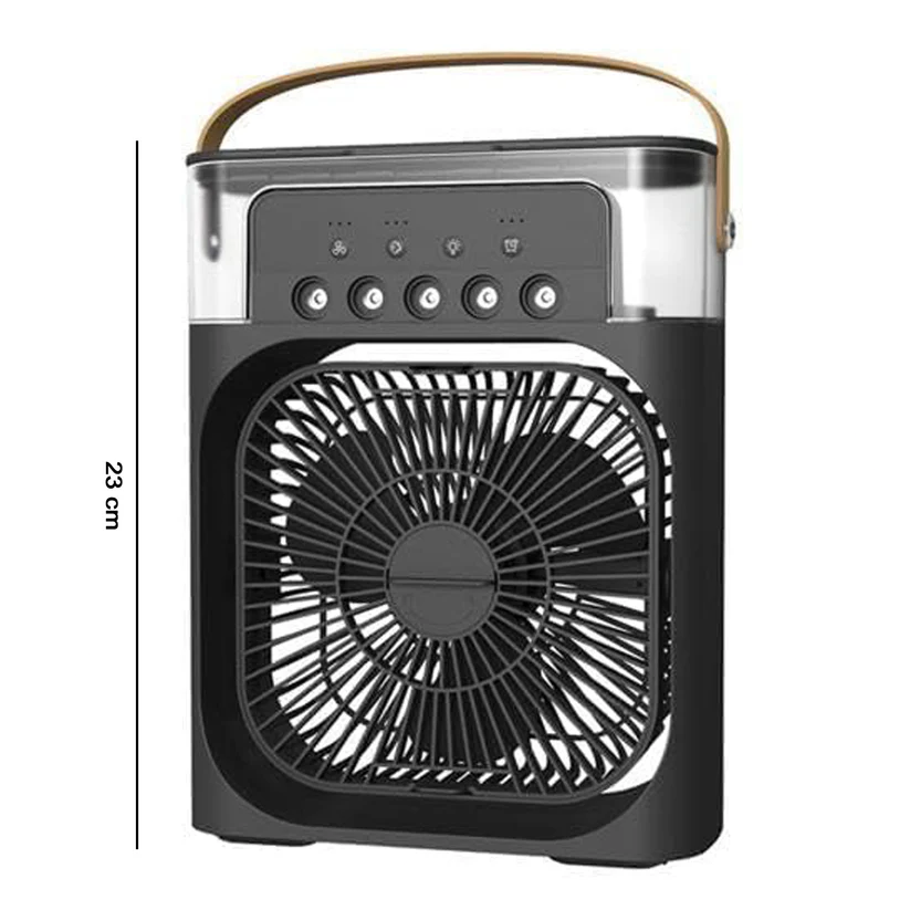 SouthNest Portable Air Cooler Fan with 7-Color LED Light – Personal Cooling Anywhere
